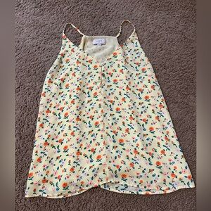 Floral loft tank top